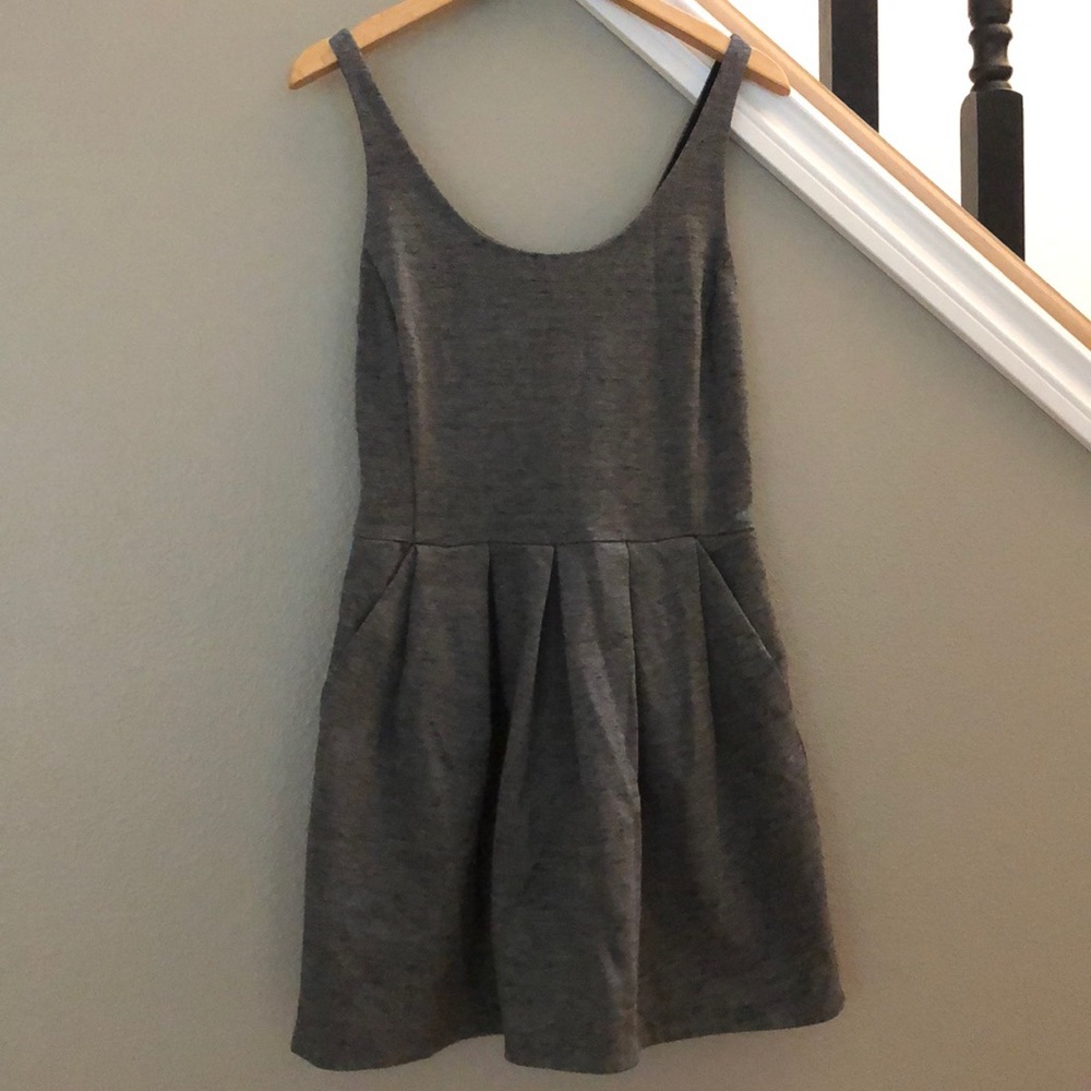 Aritzia Wilfred Grey Cocktail Dress